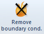 2. Remove boundary cond. button