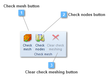 Check mesh toolbar