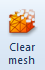 3. Clear mesh button