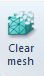 3. Clear mesh button
