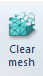 3. Clear mesh button