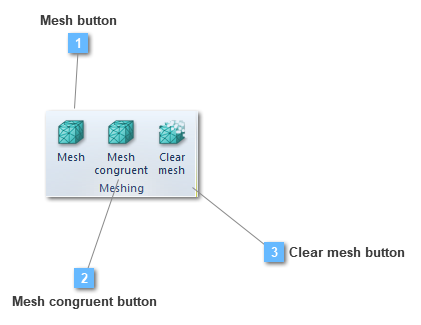 Mesh selection toolbar