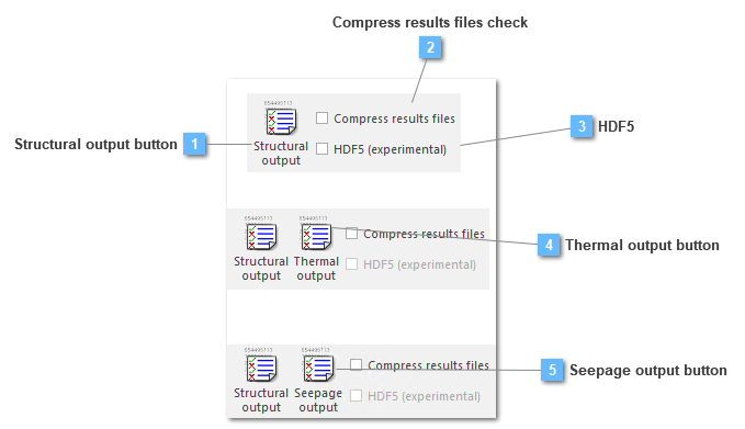 Results toolbar
