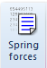 1. Spring forces button
